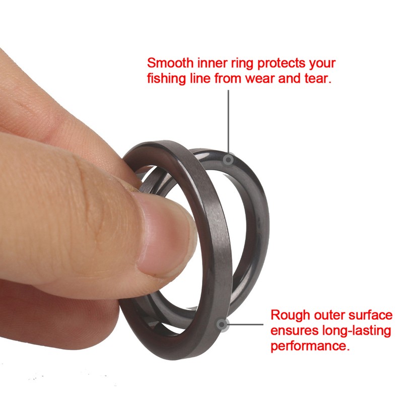 Fishing Rod Guide Repair Kit Ceramic Guide Rings Fishing Rod