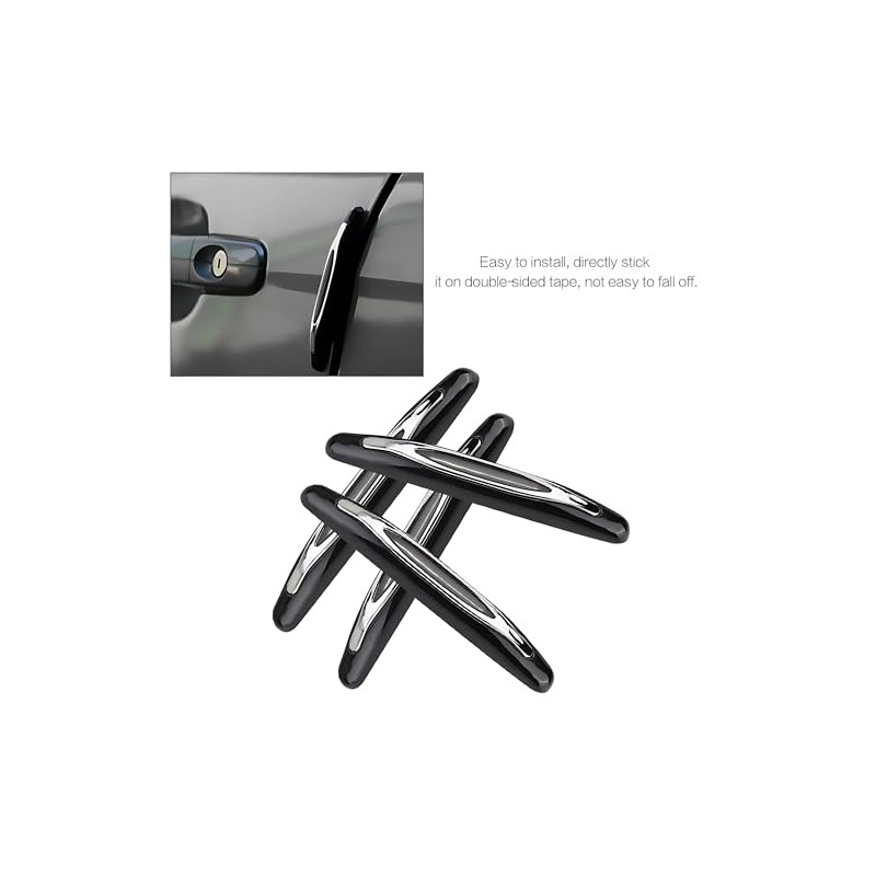 Acouto Protector de Borde de Puerta, 4pcs PVC Guardabarros Recorte
