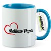 Huuraa Cup Meilleur Papa Gift Cup Blue 330ml Meilleur Papa