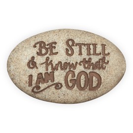 AngelStar 17123P Psalm 46:10 Pocket Stone, 2"
