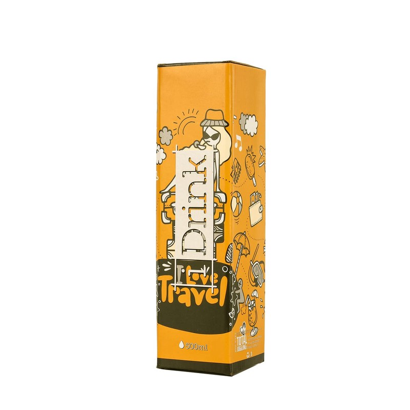 I-Drink - Water Bottle 350/500/1000 ml Steel Thermal Flask (500