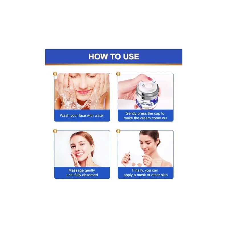 Crema Acido Hialuronico Retinol Máxima Hidratación Antiedad