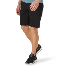 Lee Men's Performance Series Extreme Comfort Short Performance Flat Front Shorts, black