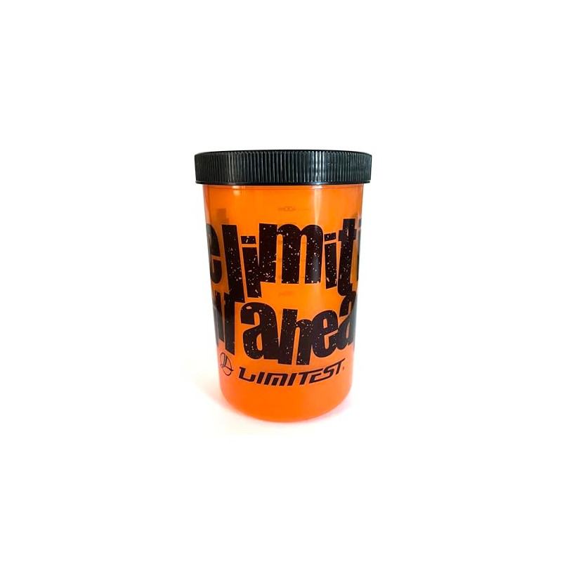 Limitest Protein Shaker, Orange, 16.9 fl oz (500 ml), Made