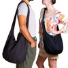 PANASIAM 'Geometrix' 2 Sizes Double Fabric Family Business Shoulder Bag,
