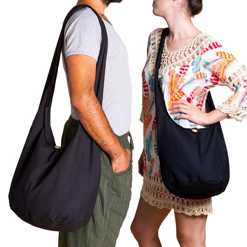 PANASIAM 'Geometrix' 2 Sizes Double Fabric Family Business Shoulder Bag,