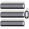 Key Tags 100 Pieces Keyring Tags Key Labels Plastic Key