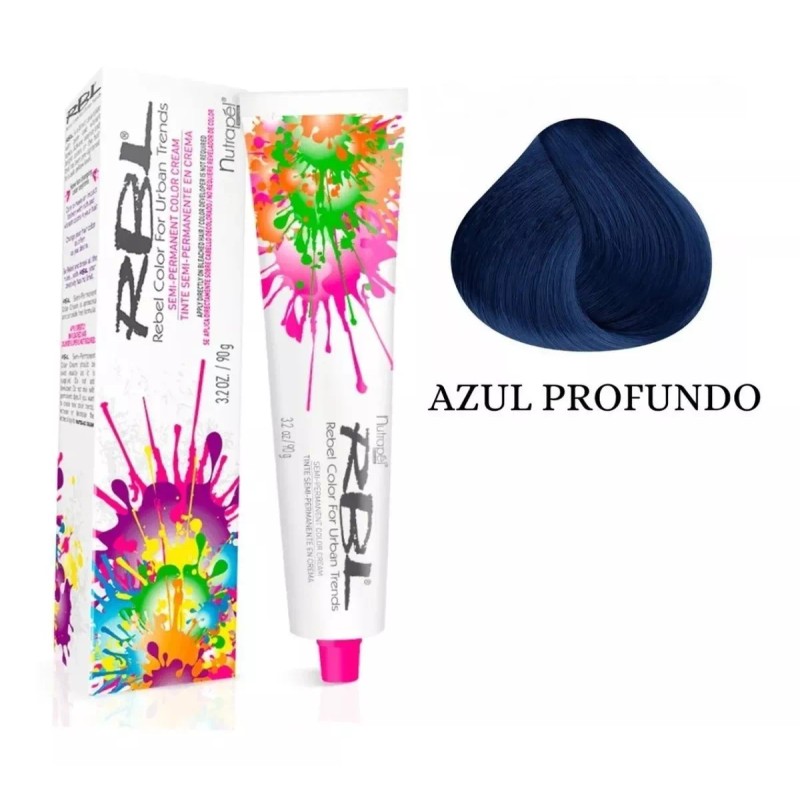Hidracolor Rbl Tinte Profesional Semipermanente Fantasía Gama Azul 90g