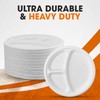 Cheer Collection 9 inch Compostable Divided Paper Plates - 100%