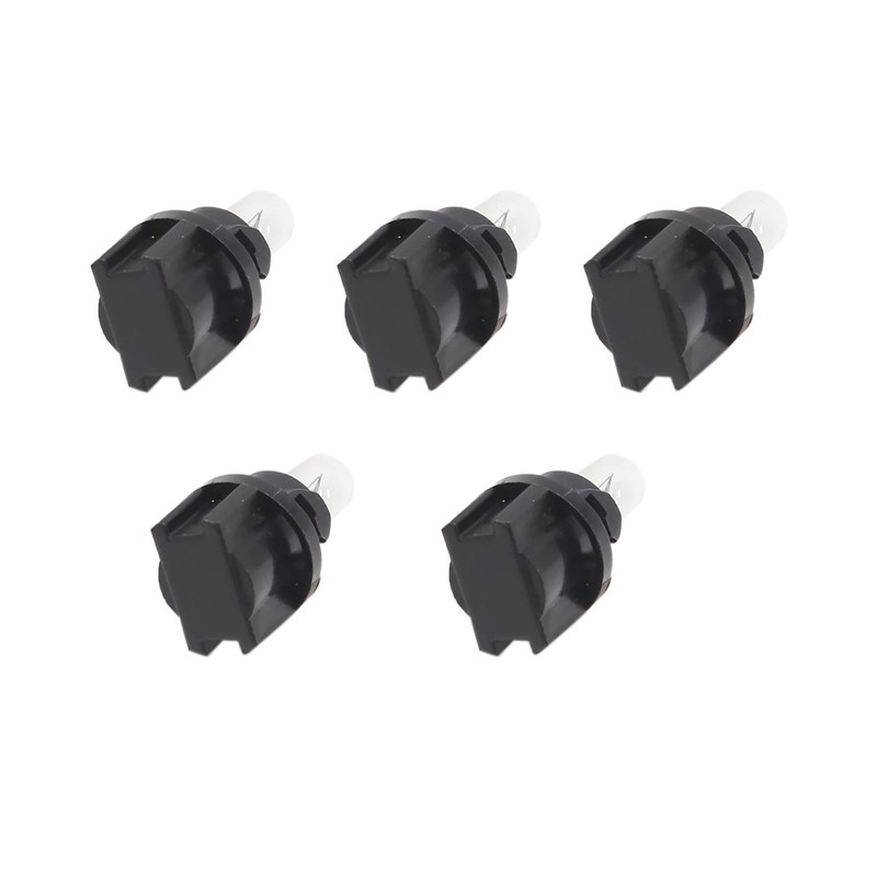 uxcell 5pcs DC 12V T5-V2 Amber Dashboard Indicator Signal Light