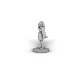 Female Halfling Sorceress Tabletop DND Gaming Miniature