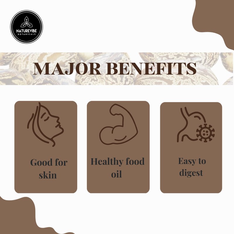 Naturevibe Botanicals Castor Oil 32 Ounces | 100% Pure and