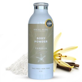 4oz Natural & Organic Body Powder- Vanilla
