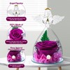 Eternal Rose Angel, Gifts for Women, Preserved Red Real Rose,
