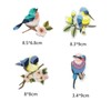 9 Pieces Cute Birds Patch Appliques, Sew on Iron on