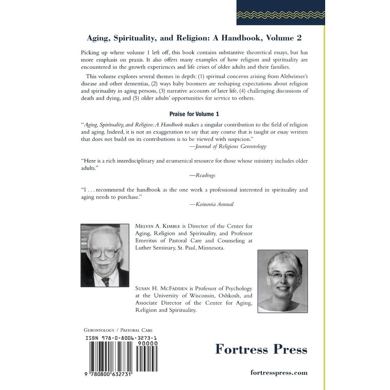 Aging, Spirituality, and Religion: A Handbook, Vol. 2