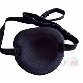 Funny blind patch, one eye patch, ophthalmic blindfold String eye patch 1-single eye patch-black 2ea