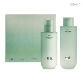 Hanyul Young Mugwort Set 2 Types Moisture Soothing Mugwort Cica Toner 150ml Fluid 125ml / 한율 어린쑥 세트 2종 수분진정 쑥시카 토너 150ml 플루이드 125ml
