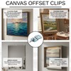 Canvas Clips 8-Pk: (3/8" Offset) or Choose Your Length; Mirror