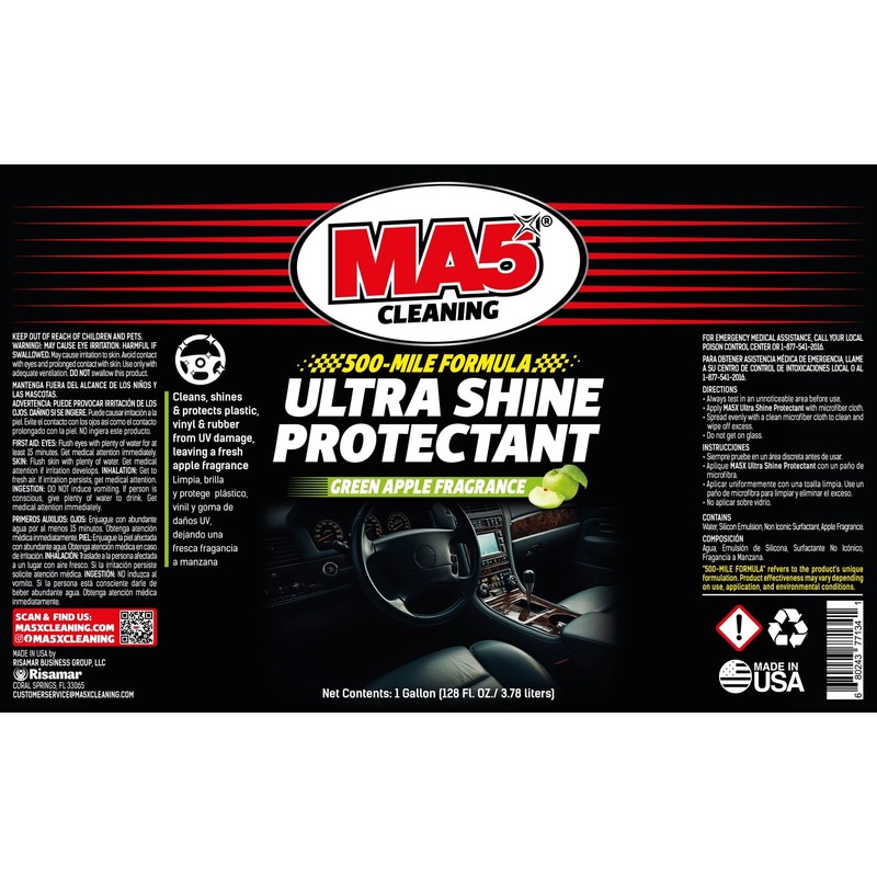 MA5X Ultra Shine Protectant | Car Interior Cleaner | Multi-Surface