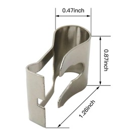 10x Zafina-UP Upgraded Windshield Wiper Arm Link Stainless Steel Clips Kit for Repairing