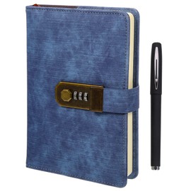 Operitacx 1 Set Password Book Secret Journal Binder Password Diary memo Subject notebooks Password Keeper Log+in Log in pu Work Notebook Diary for Students Leather Vintage Girl periodicals