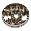 Restaurantware Pastry Tek 7-Piece Leaf Cookie Cutters 1 In Tin