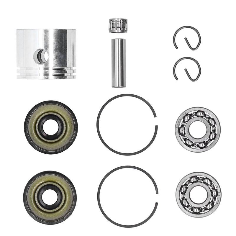 41.1mm Piston Kit Crank Bearing Fit for Poulan 220 221