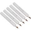 Pincel Retráctil Portátil para Labios, 5 Piezas de Nailon, Ideal
