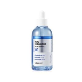 Wellage Real Hyaluronic Blue 100 Ampoule 100ml x 2 / 웰라쥬 리얼 히알루로닉 블루 100 앰플 100ml x 2개