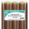 Home Brew Ohio Bronze PVC Shrink Capsules 100 count