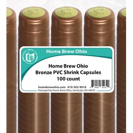 Home Brew Ohio Bronze PVC Shrink Capsules 100 count