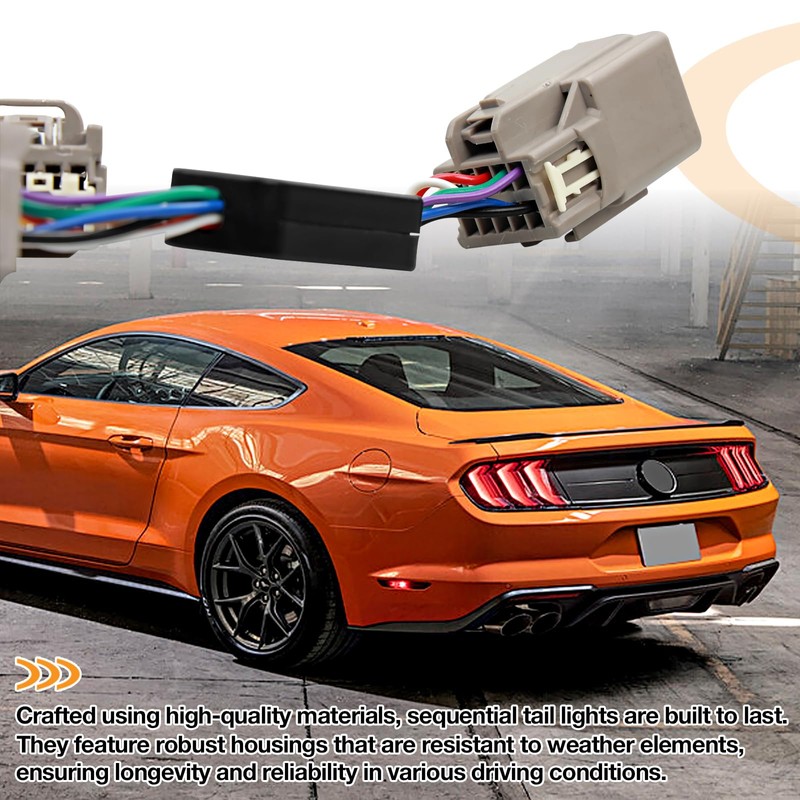 HQPASFY Sequential Tail Light Relay Module Kit 1 Pair -