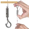 5Pcs Adjustable Picture Hanging Wire Kit Stainless Steel Heavy Duty