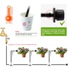 VooGenzek 90 Pieces Adjustable Watering Dripper Sprinkler, Plastic Micro Flow