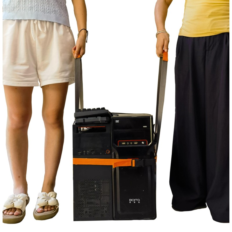 Storbuffs Computer Desktop Tower Easy Carrying Straps, Easily Transport System,Adjustable