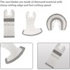 Wjelet 6 Pcs Diamond Multi Tool Accessory Kit, Multi Tool