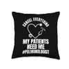 Pulmonologist Doctor Lung Physician Pulmonary Specialist Throw Pillow