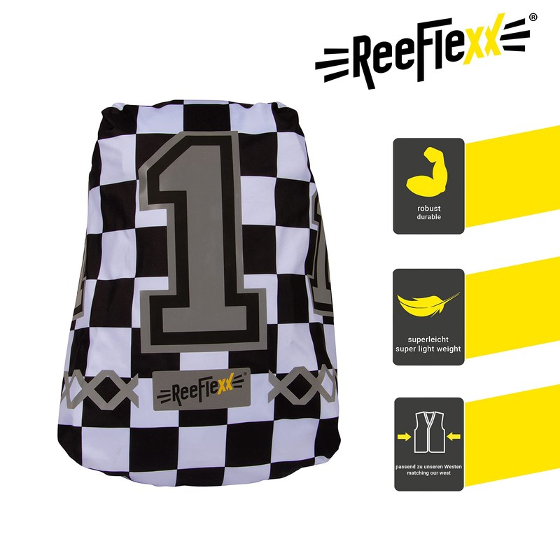 REEFLEXX Chess One Cover Reflector Backpack Cover Size M for