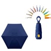 Mini Sun Travel Umbrella Ring handle Coating Layer Fabric Compact
