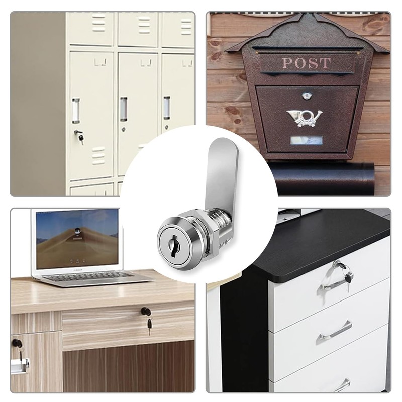 Cabinet Locks with Key,Durable Locker Locks with Key,Post Box Cam