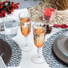 Omada Design 4 Glasses for Champagne, 6,89 fl oz Flute