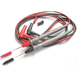 TOSNEO T-03 Tester Lead, Compatible with 20A, Gold Plated Extra Fine Needle Type, 1000 V 20A, Red and Black Set