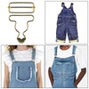 Lusofie 10 Pairs Overall Buckles Replacement 2 inch Inside Overall