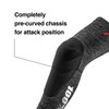 100% PROTECCIONES Unisex Adult Teratec Knee Guards Heather Grey/Black-XL Knee