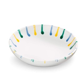 GMUNDNER KERAMIK Bowl Large Capacity 0.2 Litres Colourful Flamed Crockery Handmade in Austria