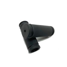 Beatus Bicycle Handle Grip Anti-Slip Rubber Basic Design Universal Short 3.3 inches (85 mm) (Black)