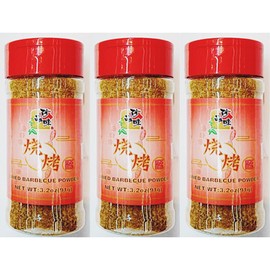 Dried BBQ Powder,Seasoning, Fried Barbecue Spice Mix, 3.2 oz, Pack of 3