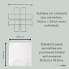 simplywire – Pack of 2 - Napkin/Serviette Holder with Weighted