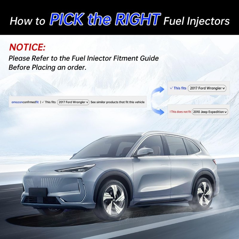 YLATG Fuel Injectors for Subaru Legacy 2010-2019,Tribeca 2008-2014,Outback 2010-2019,3.6L OEM#16611AA740（6Pcs）